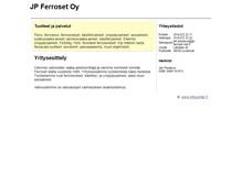 Tablet Screenshot of jp-ferroset.webinfo.fi